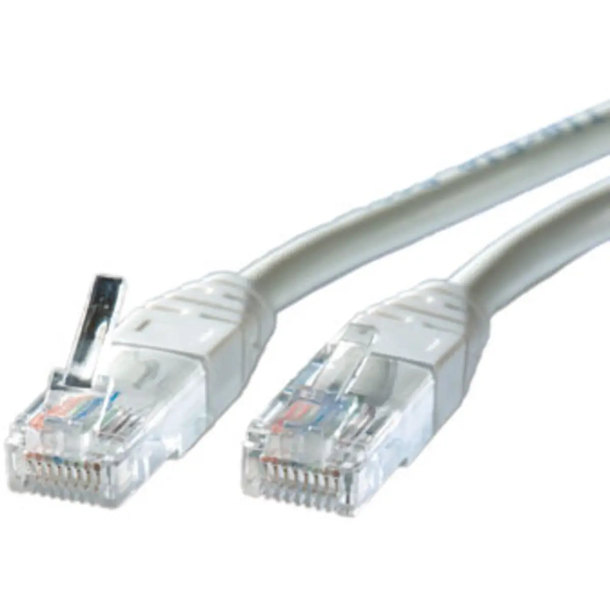 Patch cable RJ-45 U/UTP Cat5e grey 0,5m