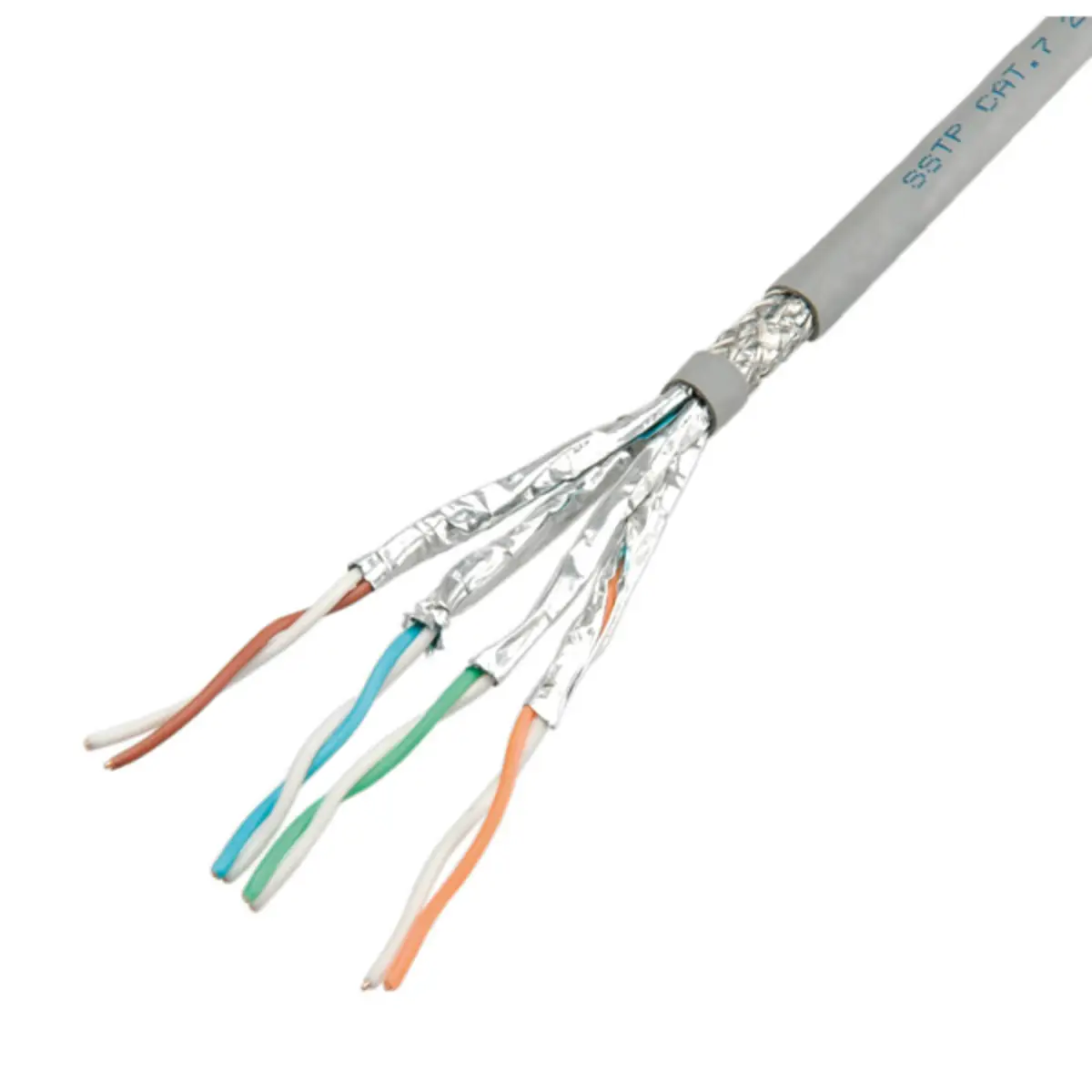 Patch cable RJ-45 S/FTP Cat7 grey 300m