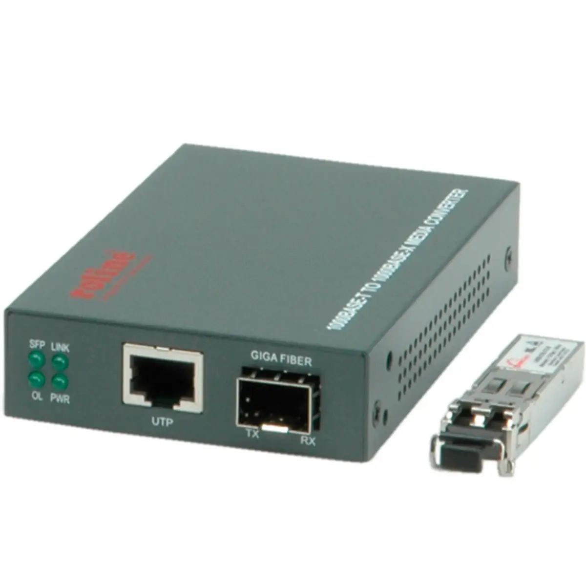 Gigabit Konverter RJ-45/LC bis zu 500m