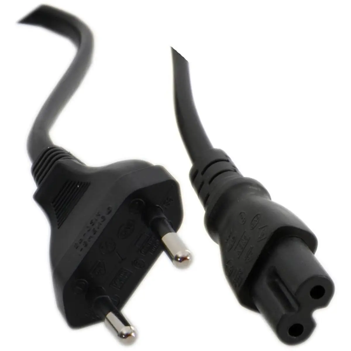 Netzkabel Euro-Stecker/2-Pol-Buchse 1,8m
