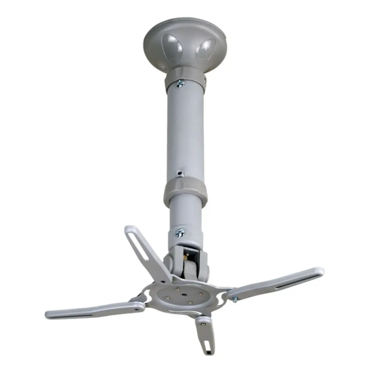 Decken-Projektor-Halter, groß, Tragkraft max. 11,5kg, armlänge max. 190mm, Deckenabstand 375mm bis 475mm einstellbar