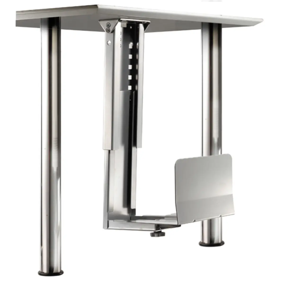 CPU-Halter silber Breite 134-234mm max. 30kg Tragkraft
