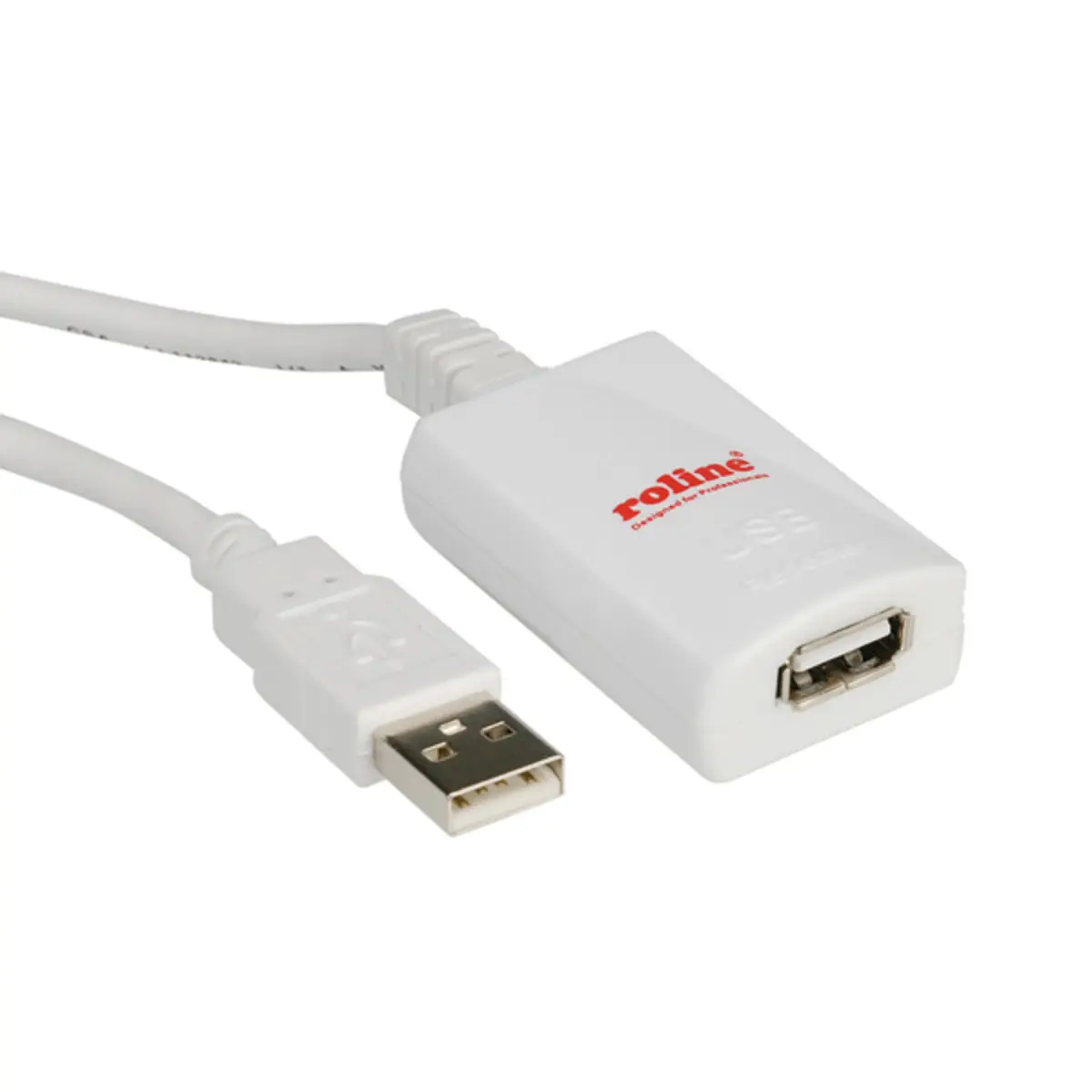 USB2.0 extensionscable white 5m