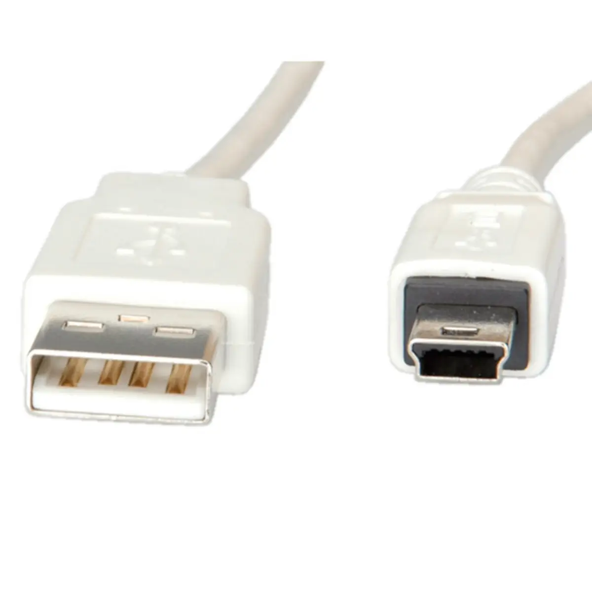 USB2.0-Kabel Stecker A/Stecker A grau 1,8m