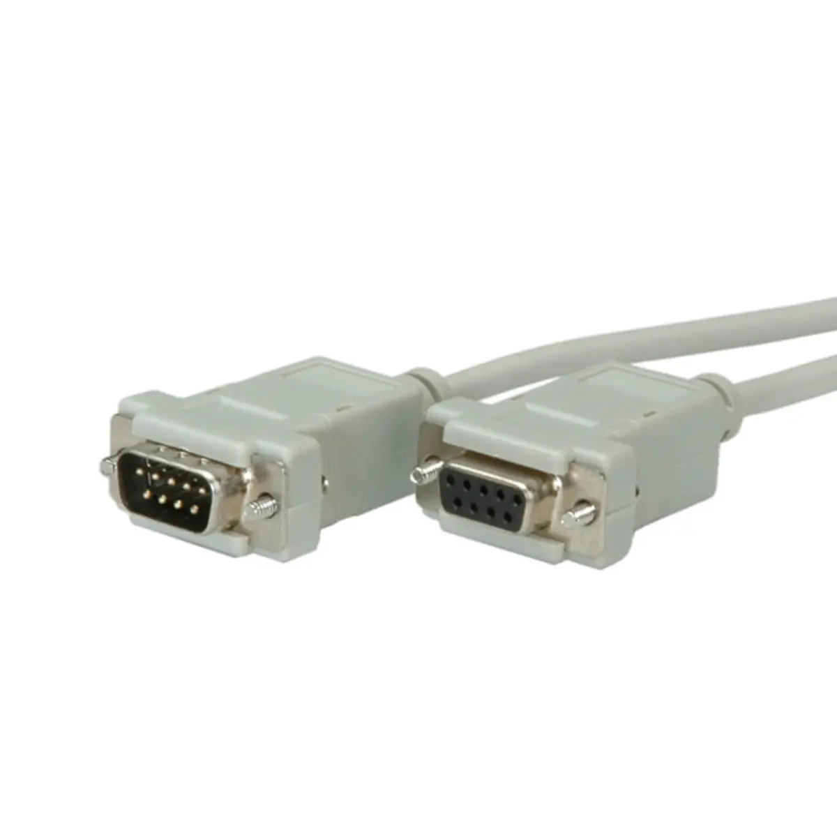 RS232 Kabel Stecker/Buchse D-Sub 9/9-pol. grau 1,8m