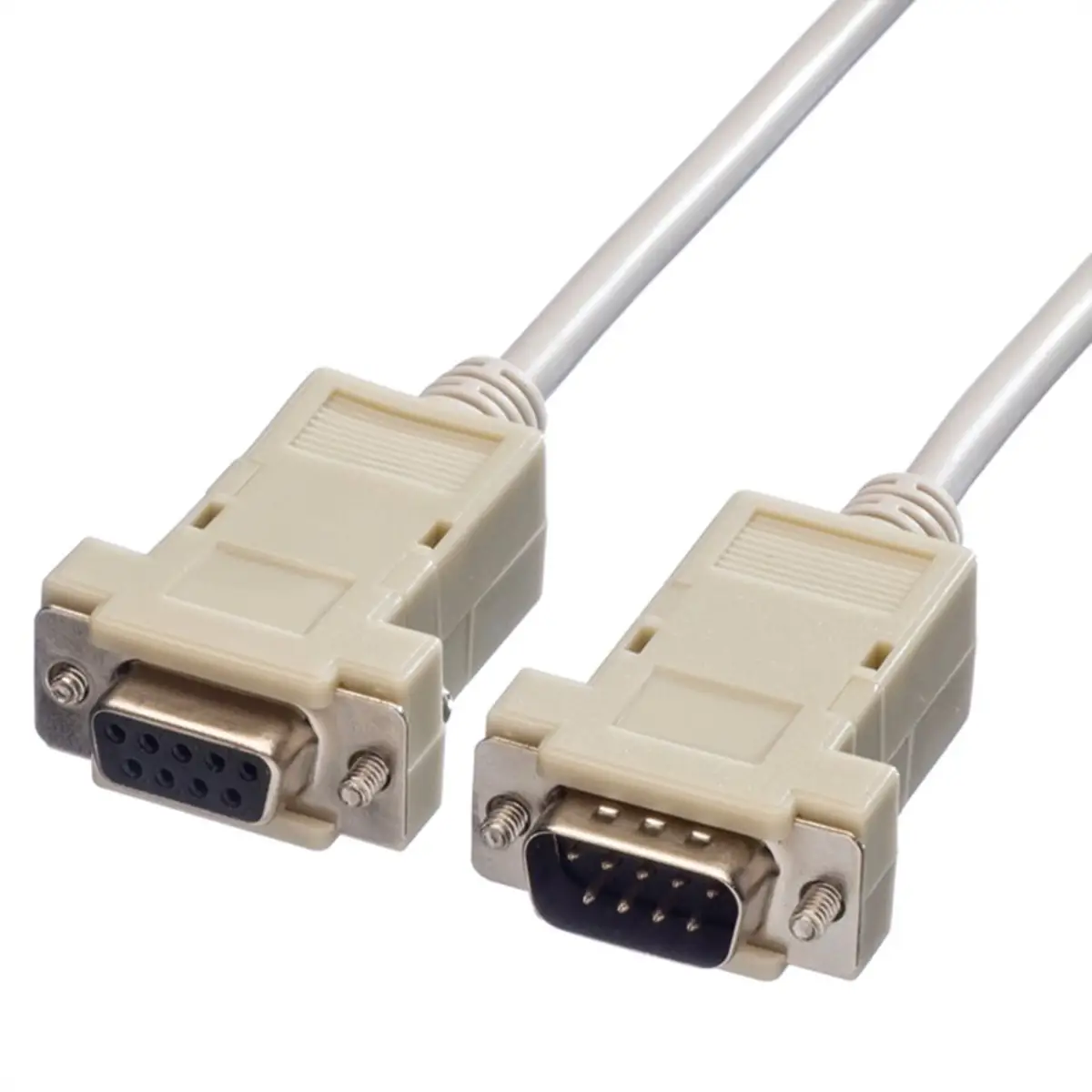 RS232 Kabel Stecker/Buchse D-Sub 9/9-pol. grau 1,8m