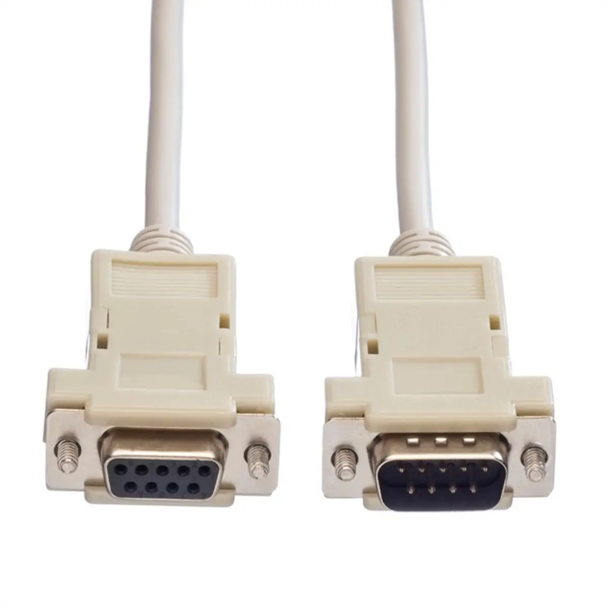 RS232 Kabel Stecker/Buchse D-Sub 9/9-pol. grau 1,8m