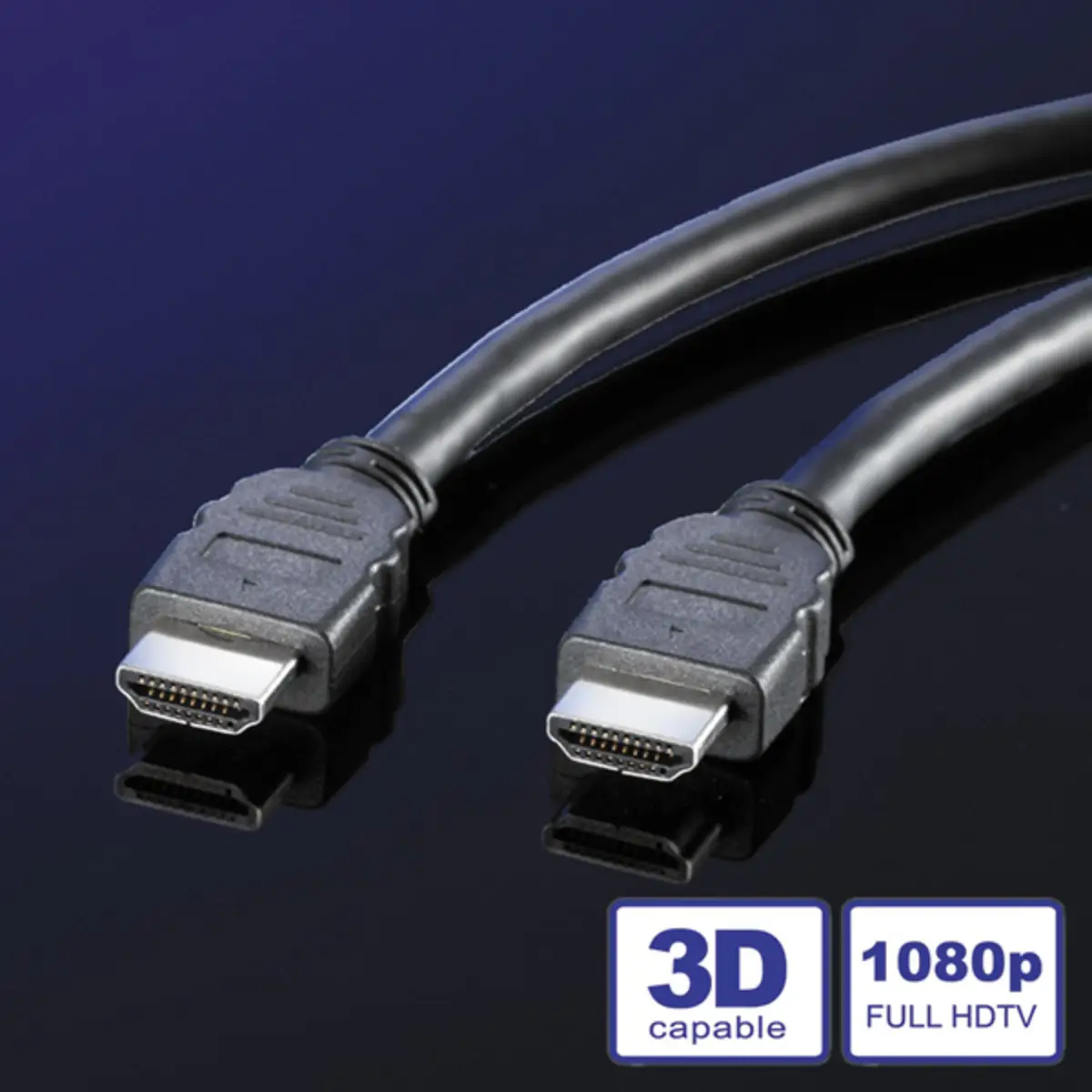HDMI cable HDMI Typ A, 19-polig/HDMI Typ A, 19-polig grey 1m