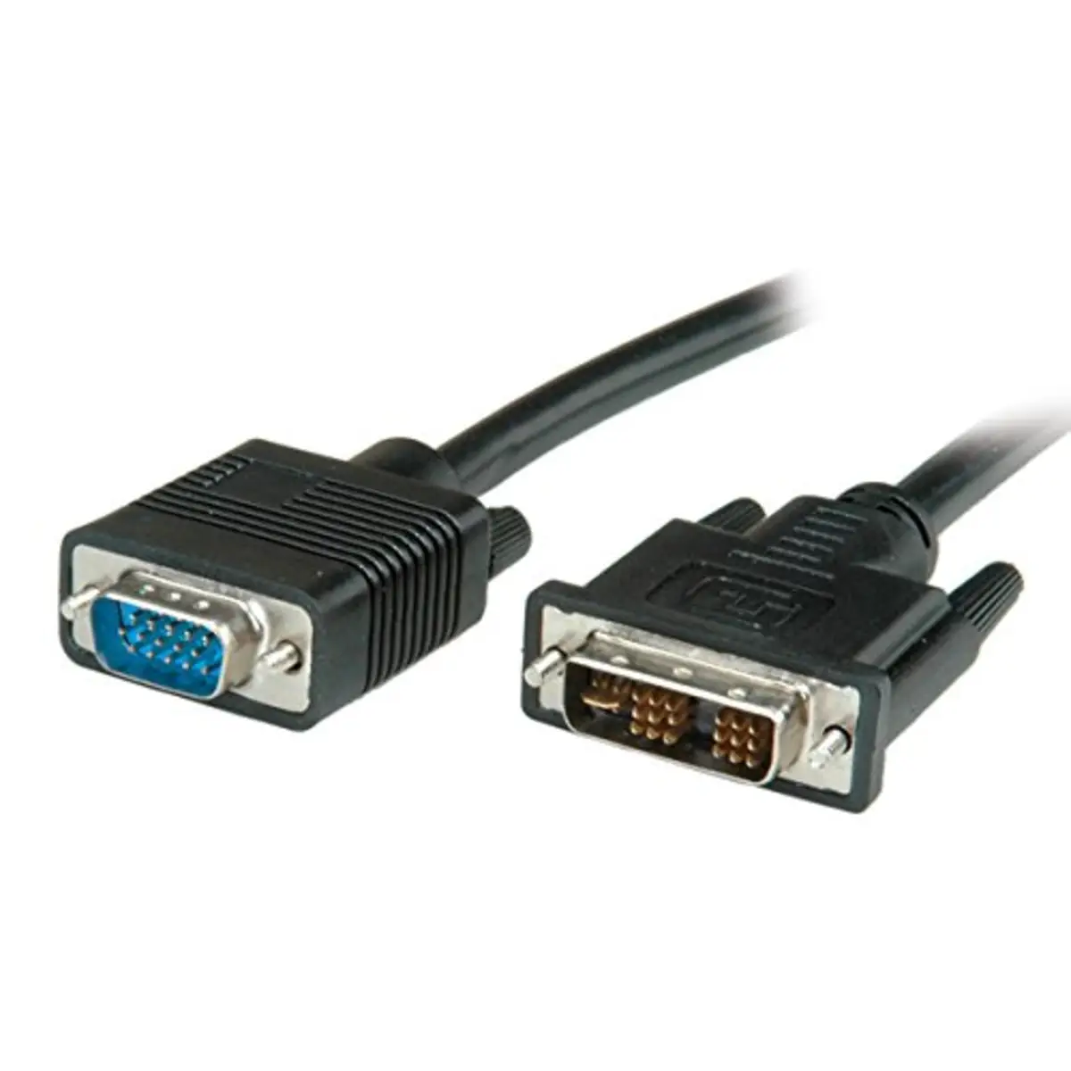 cable VGA/DVI-A plug/plug black 5m