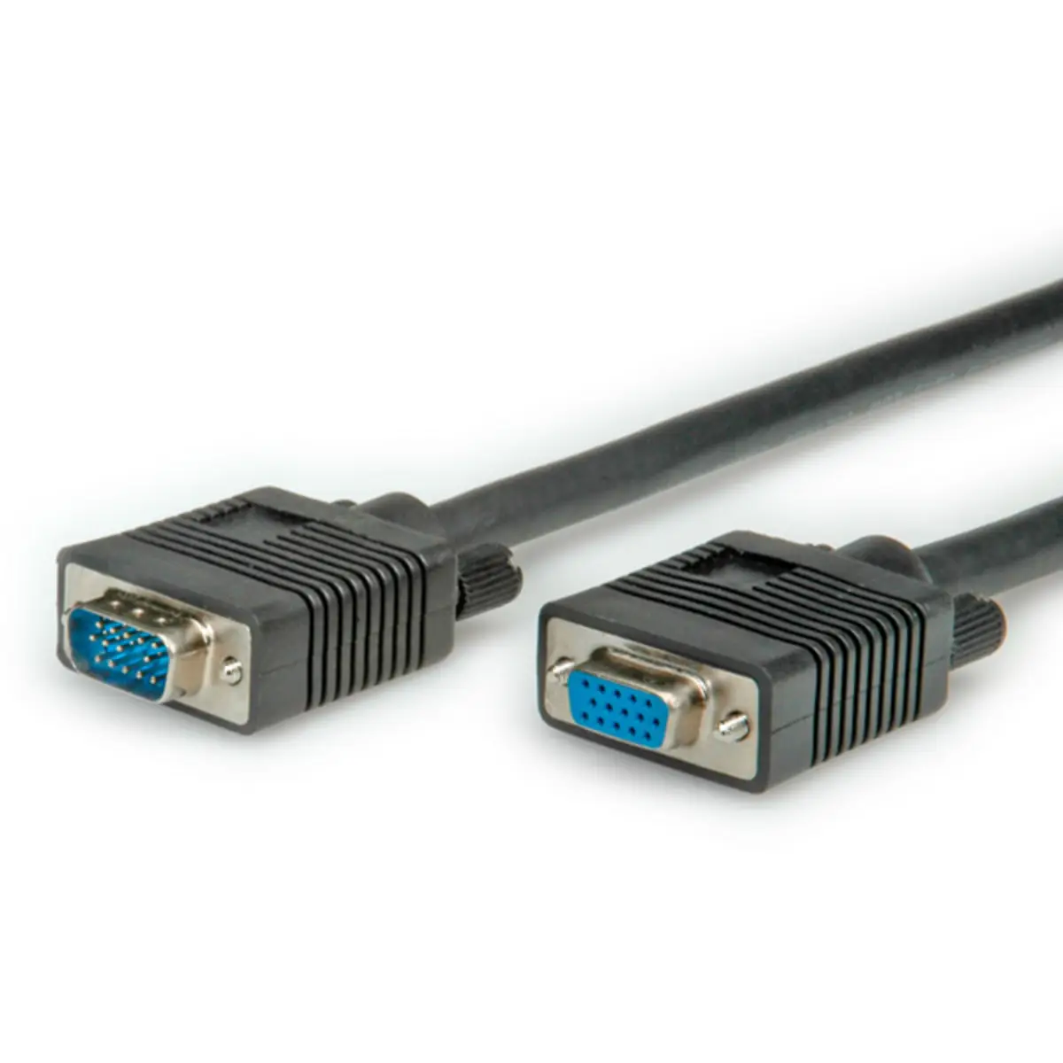 displaycable D-Sub 15-pol. plug/D-Sub 15-pol. socket doppelt shielded black 6m