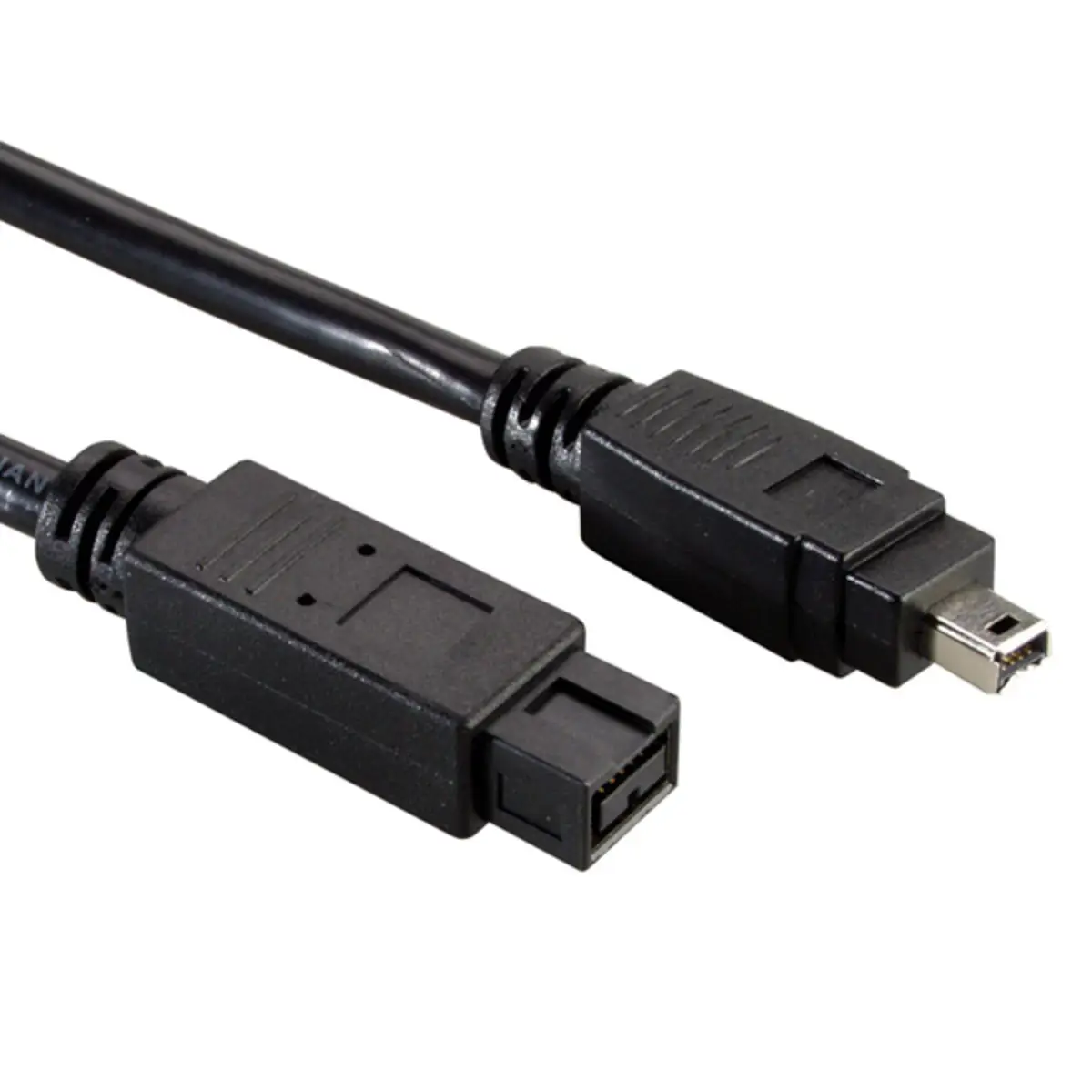 Firewire Anschlusskabel 9pin Stecker/4pin Stecker schwarz 1,8m