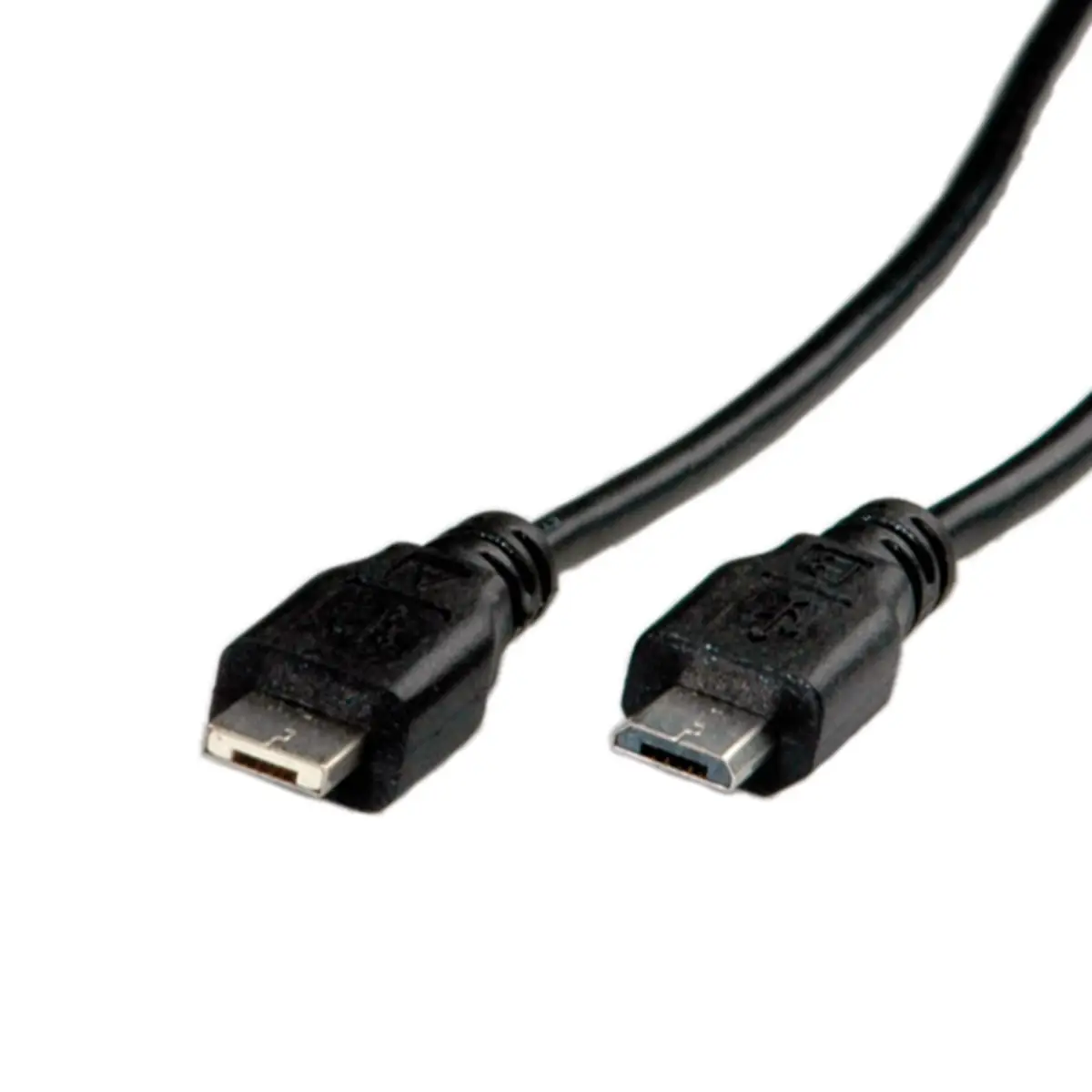USB2.0 Anschlusskabel micro A Stecker/micro B Stecker schwarz 1,8m