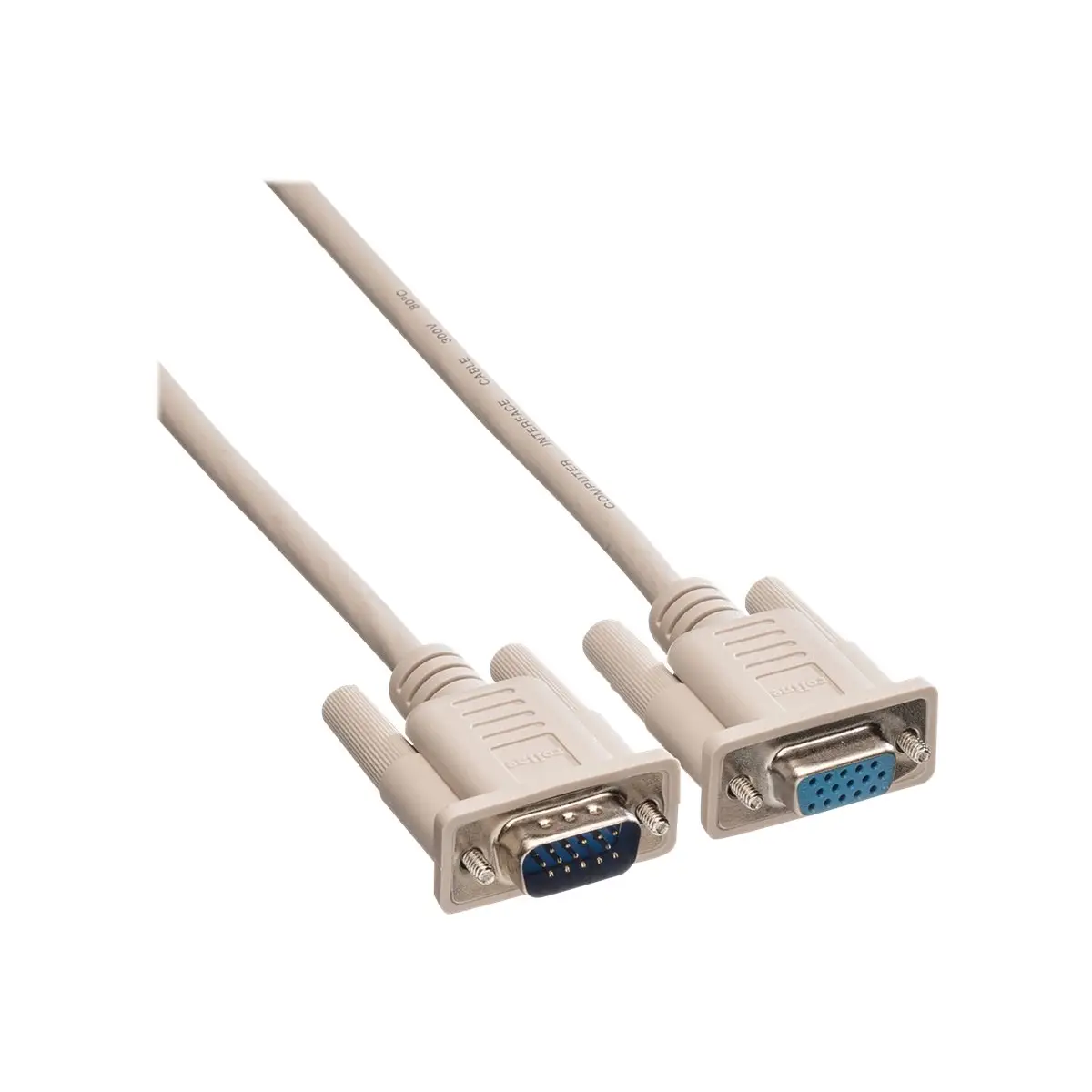 VGA-Verlängerungskabel 15pol. Stecker/15pol Buchse 3m