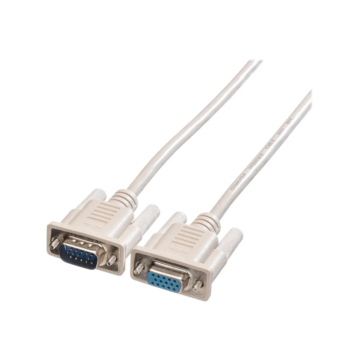 VGA-Verlängerungskabel 15pol. Stecker/15pol Buchse 3m