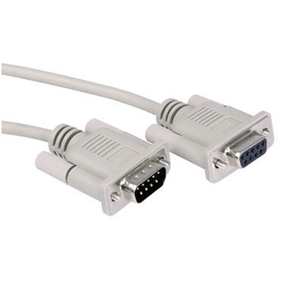 RS232 Kabel Stecker/Buchse D-Sub 9-pol. grau 6m