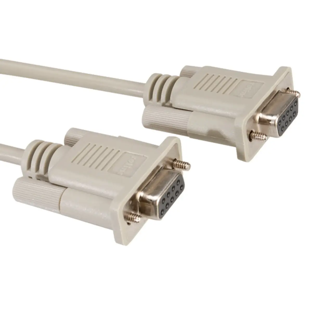 RS232 cable DB9 socket/socket D-Sub 9-pol. grey 1,8m