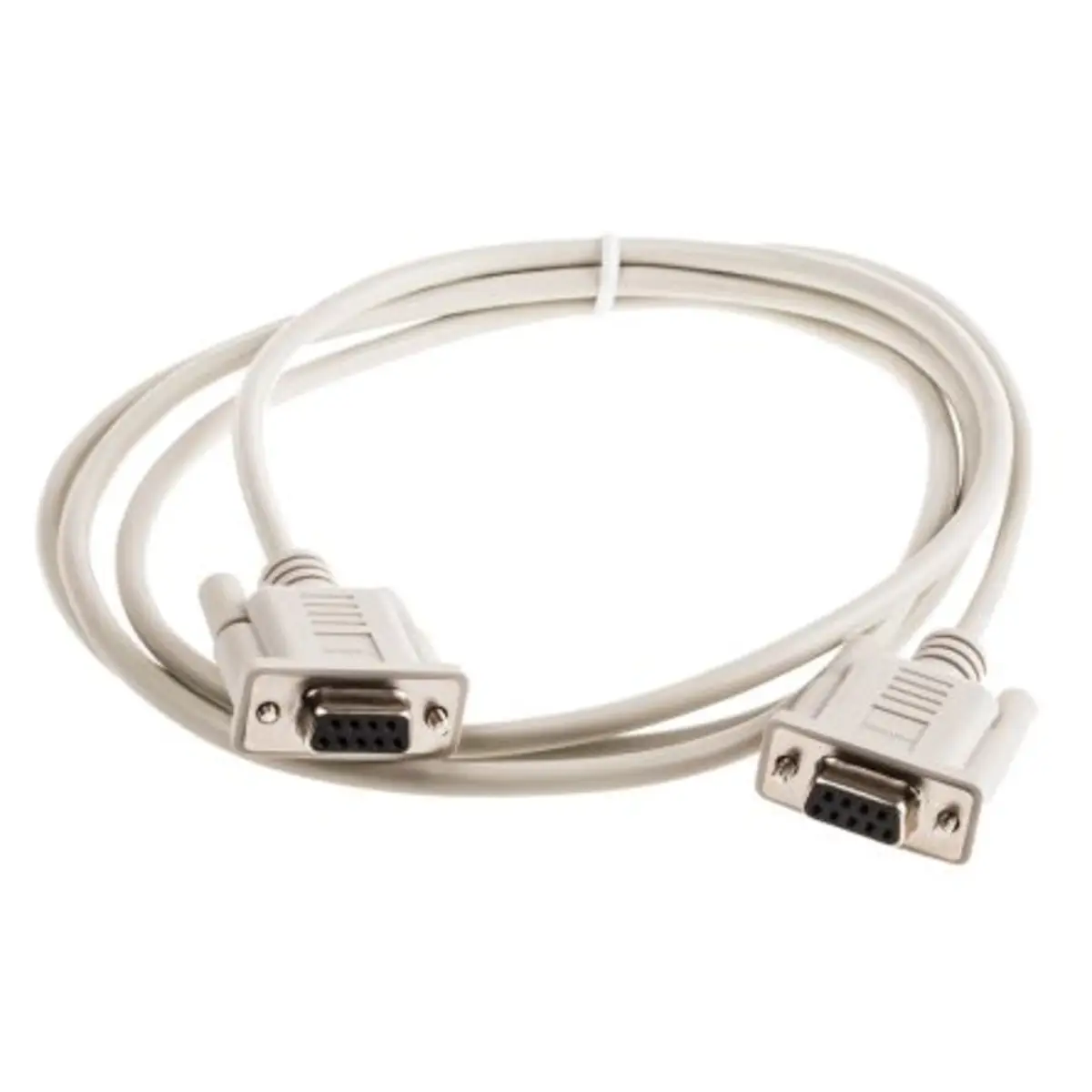 RS232 Kabel DB9 Buchse/Buchse D-Sub 9-pol. grau 1,8m