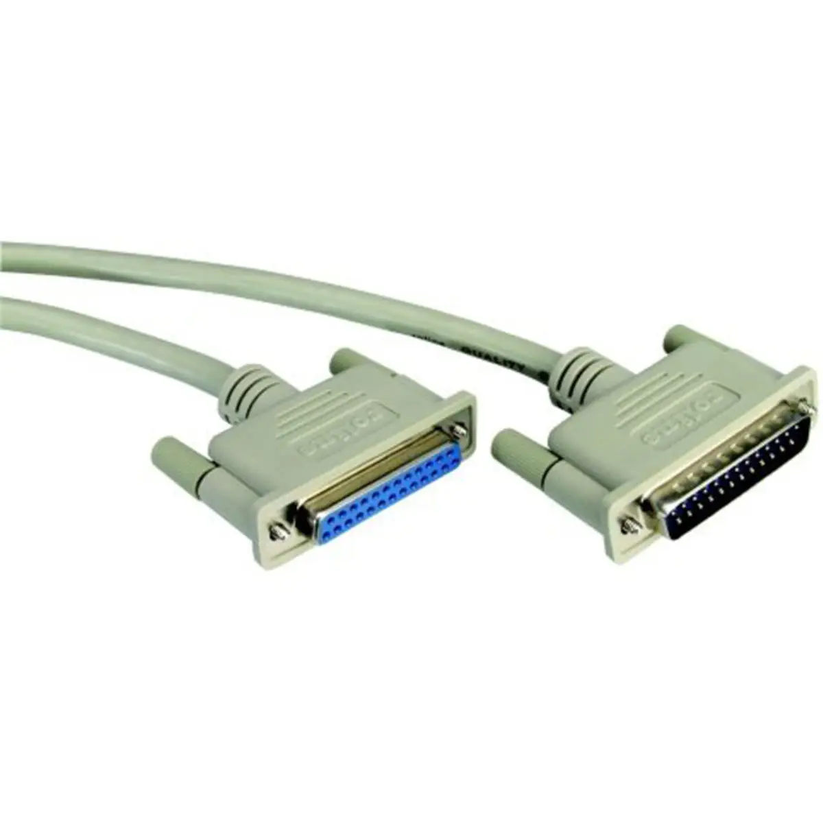 RS232 connectioncable 25pol plug/socket grey 1,8m
