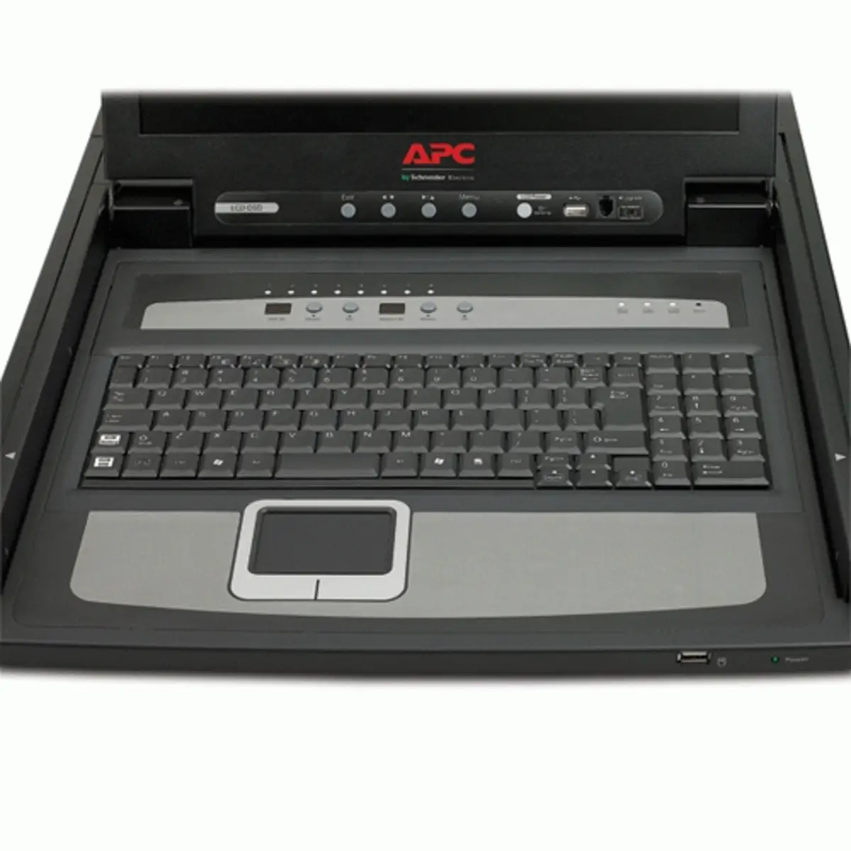 Rack schwarz 43,2cm (17'') TFT KVM-Konsole 1HE VGA und USB Kabel