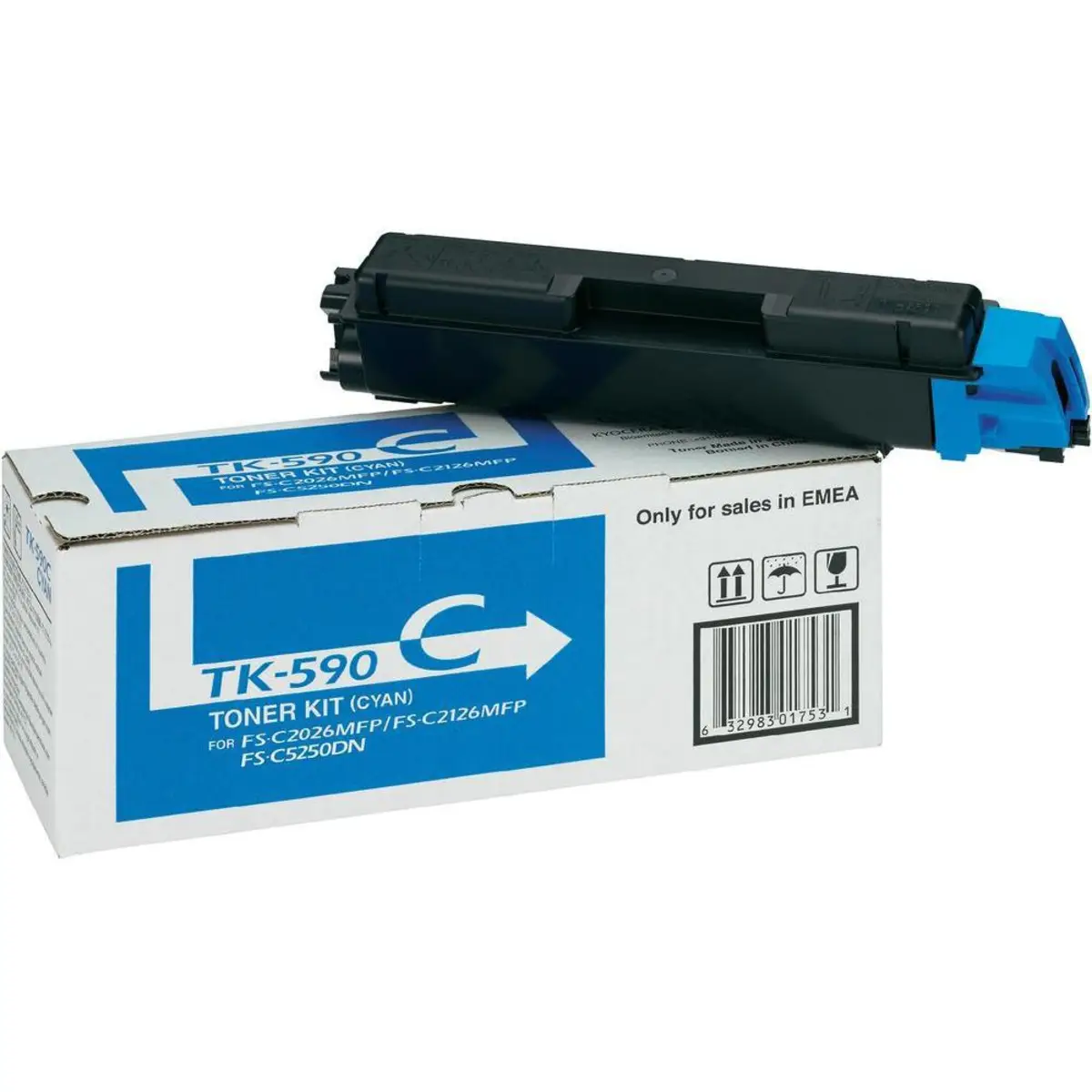 Toner 1T02KVCNL0 TK-590C ca. 5000 pages cyan