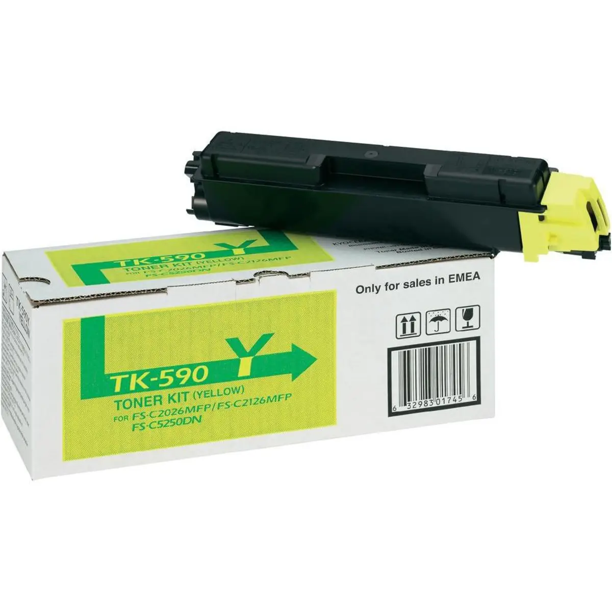 Toner 1T02KVANL0 TK-590Y ca. 5000 pages yellow