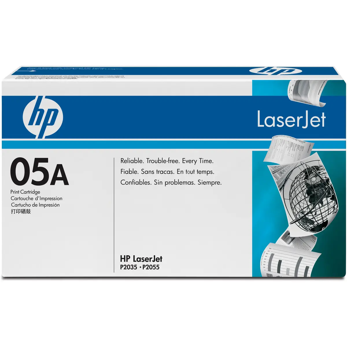 Toner CE505A ca. 2300 pages black