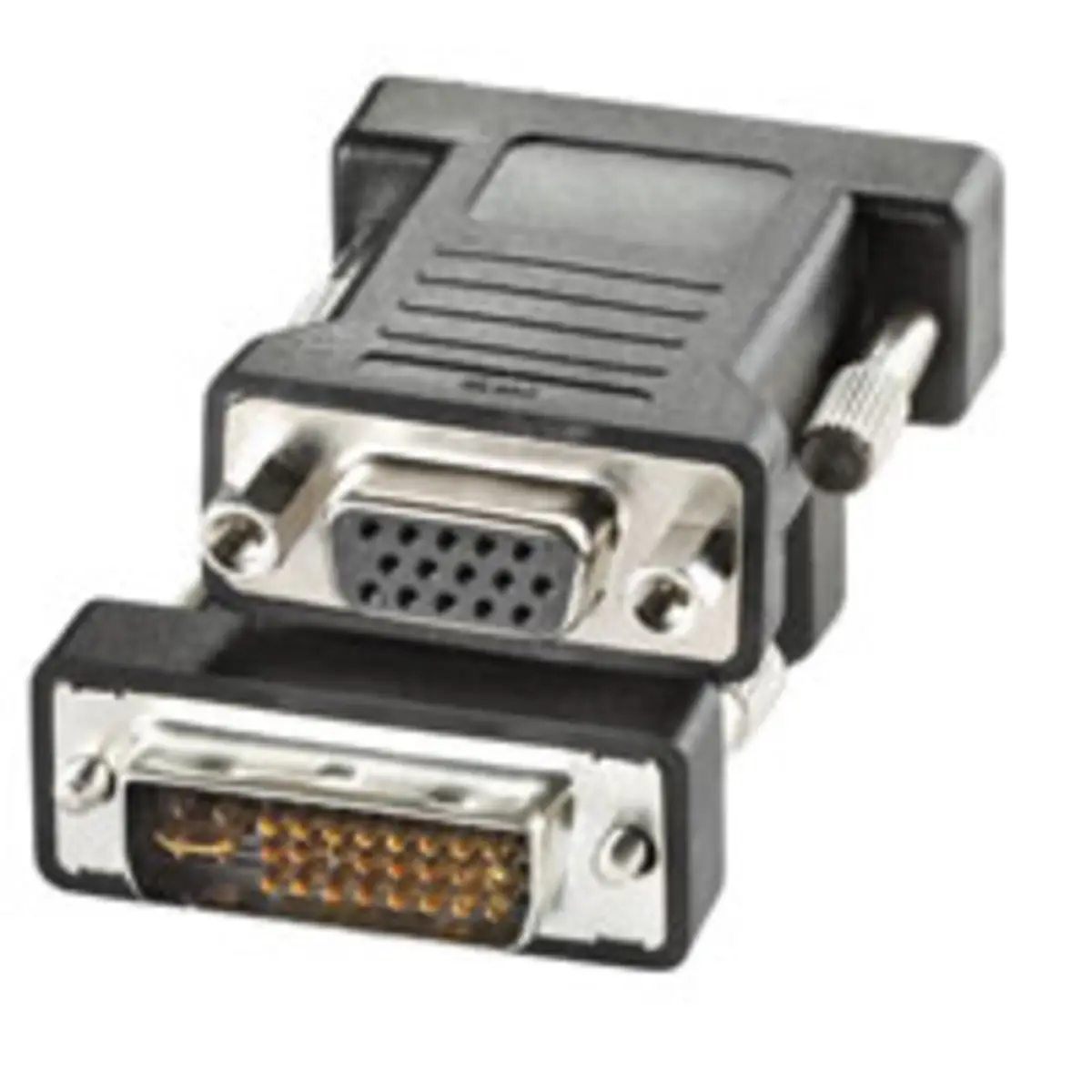 DVI auf VGA Adapter Stecker/Buchse Schwarz