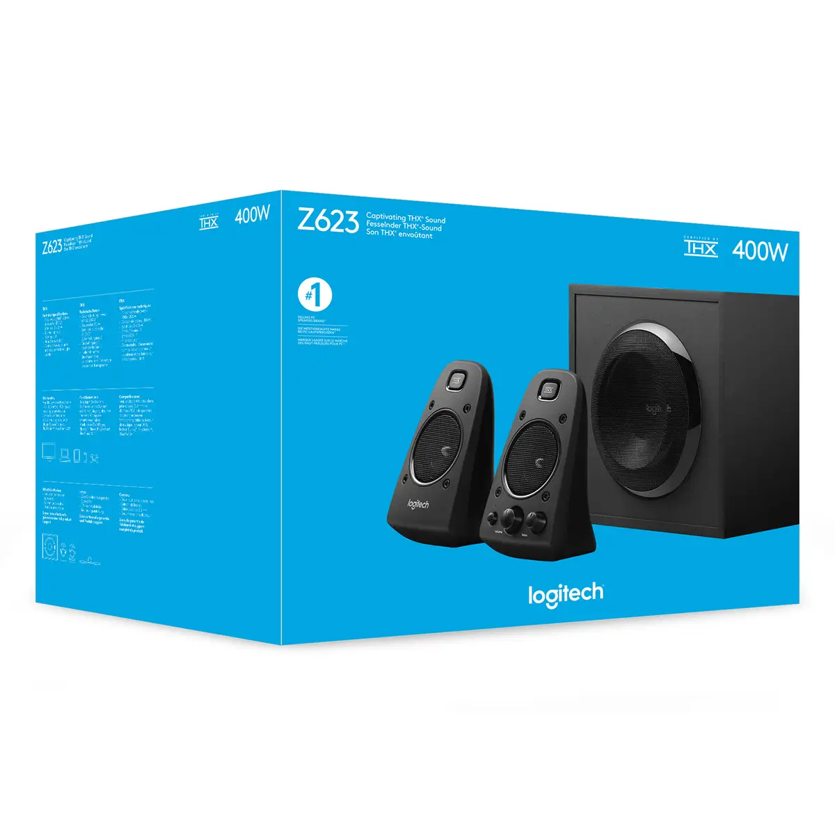 Z623 2.1 loudspeaker 200 W 3.5 mm cinch