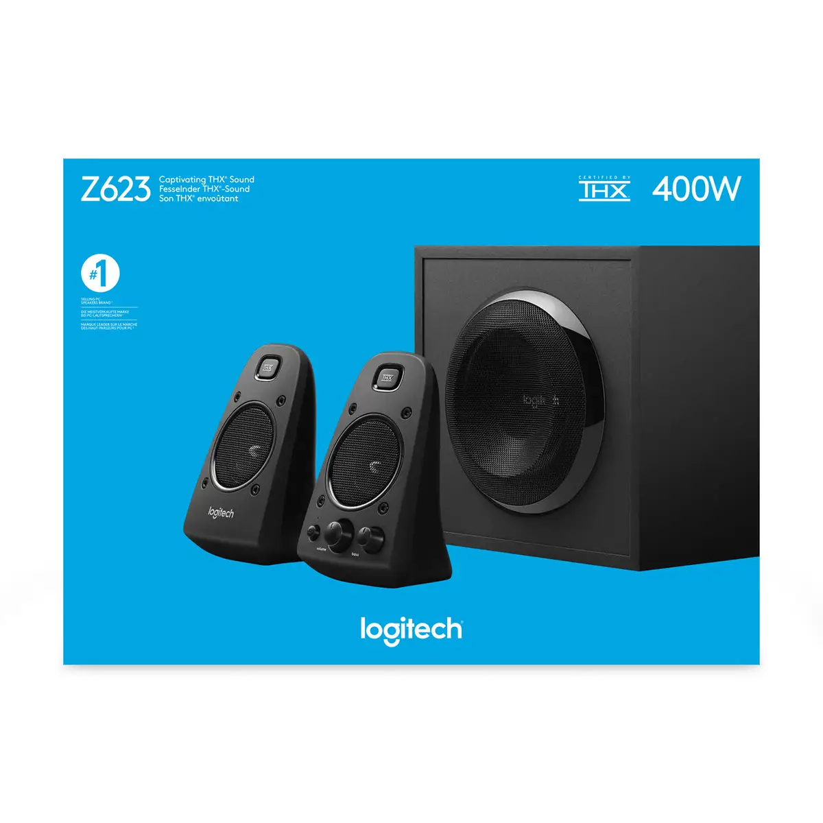 Z623 2.1 loudspeaker 200 W 3.5 mm cinch