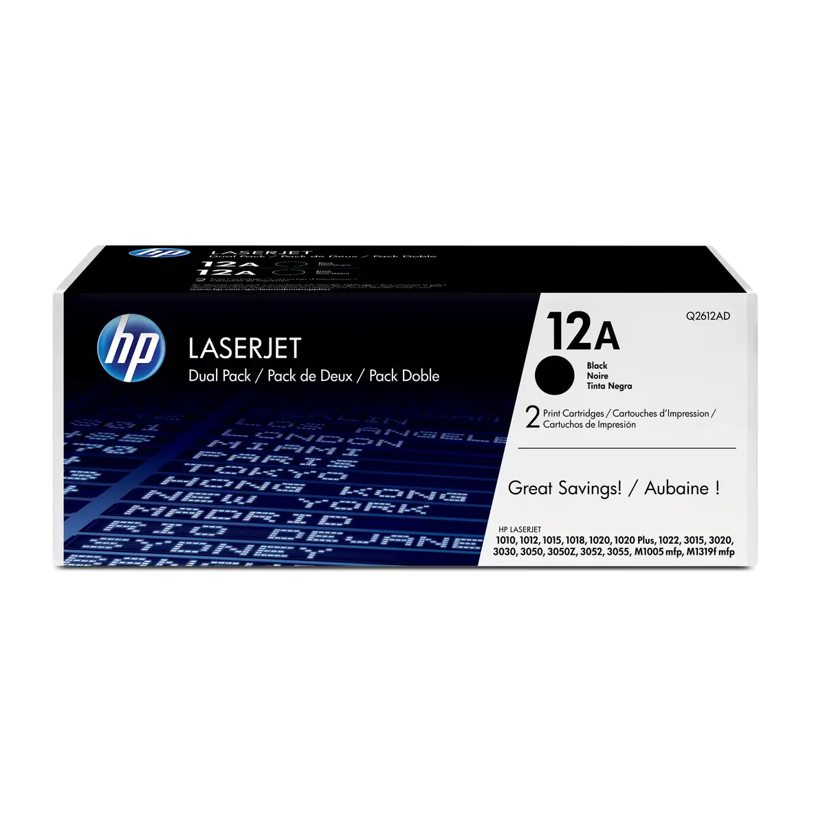 Toner Q2612AD ca. 2000 pages black Twinpack