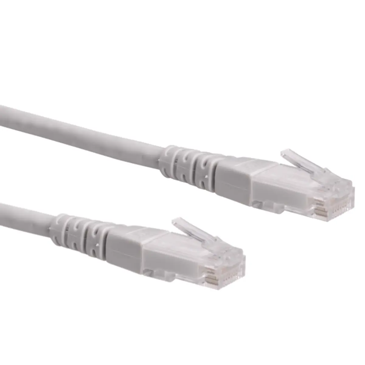 Patch cable RJ-45 U/UTP Cat6 grey 0,3m