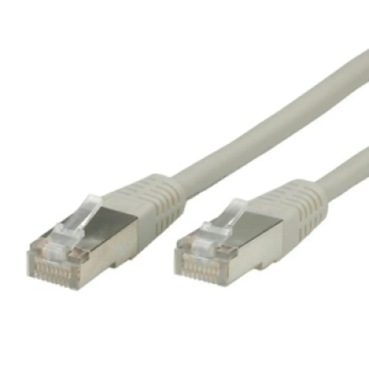 Patchkabel RJ-45 S/FTP Cat6 Grau 0,3m