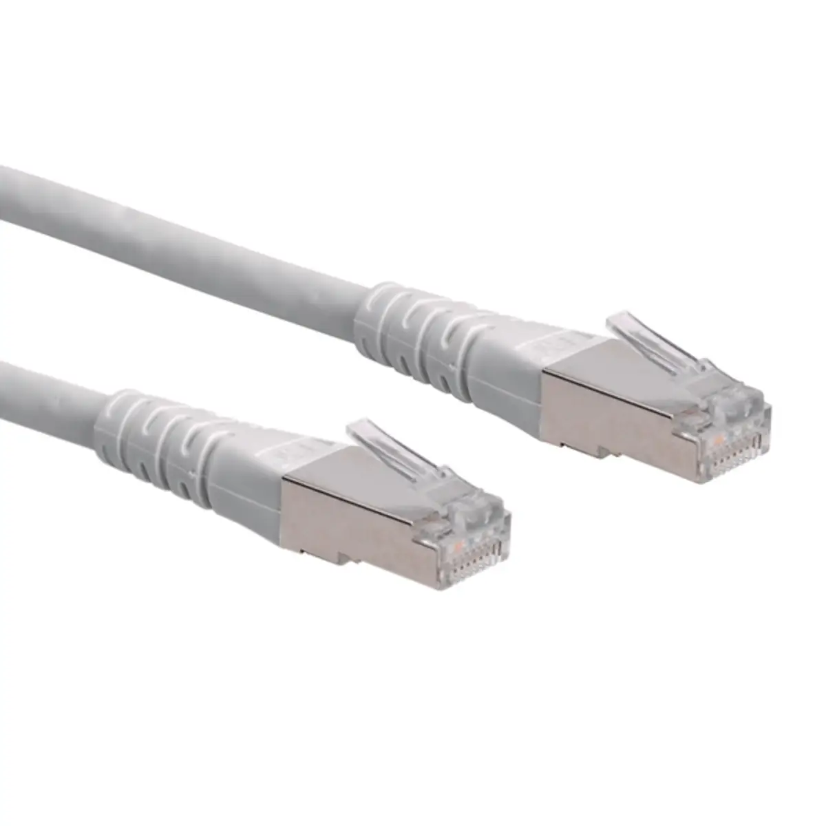 Patchkabel RJ-45 S/FTP Cat6 Grau 0,3m
