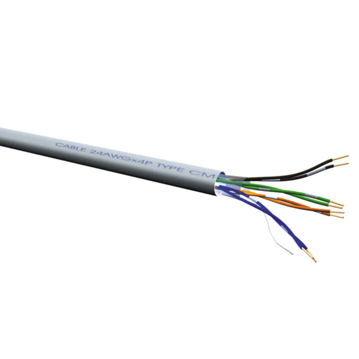 Patch cable RJ-45 U/UTP Cat6 grey 100m