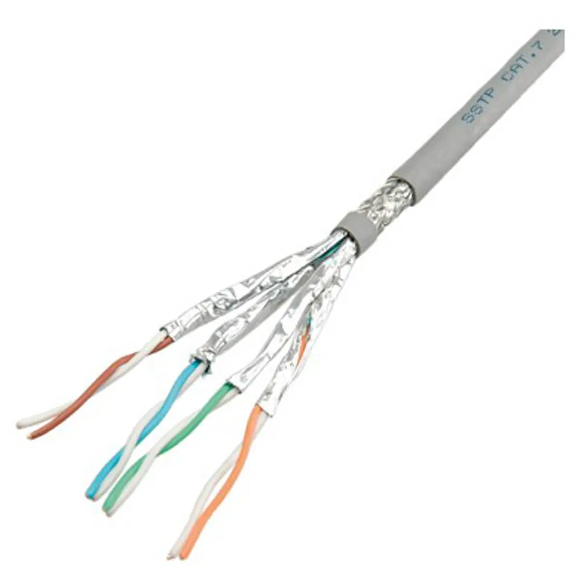 Patch cable RJ-45 S/FTP Cat6 grey 300m