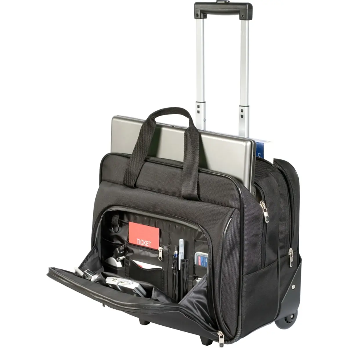 Executive Rollkoffer für 40,6cm (16'') Notebooks Polyester schwarz