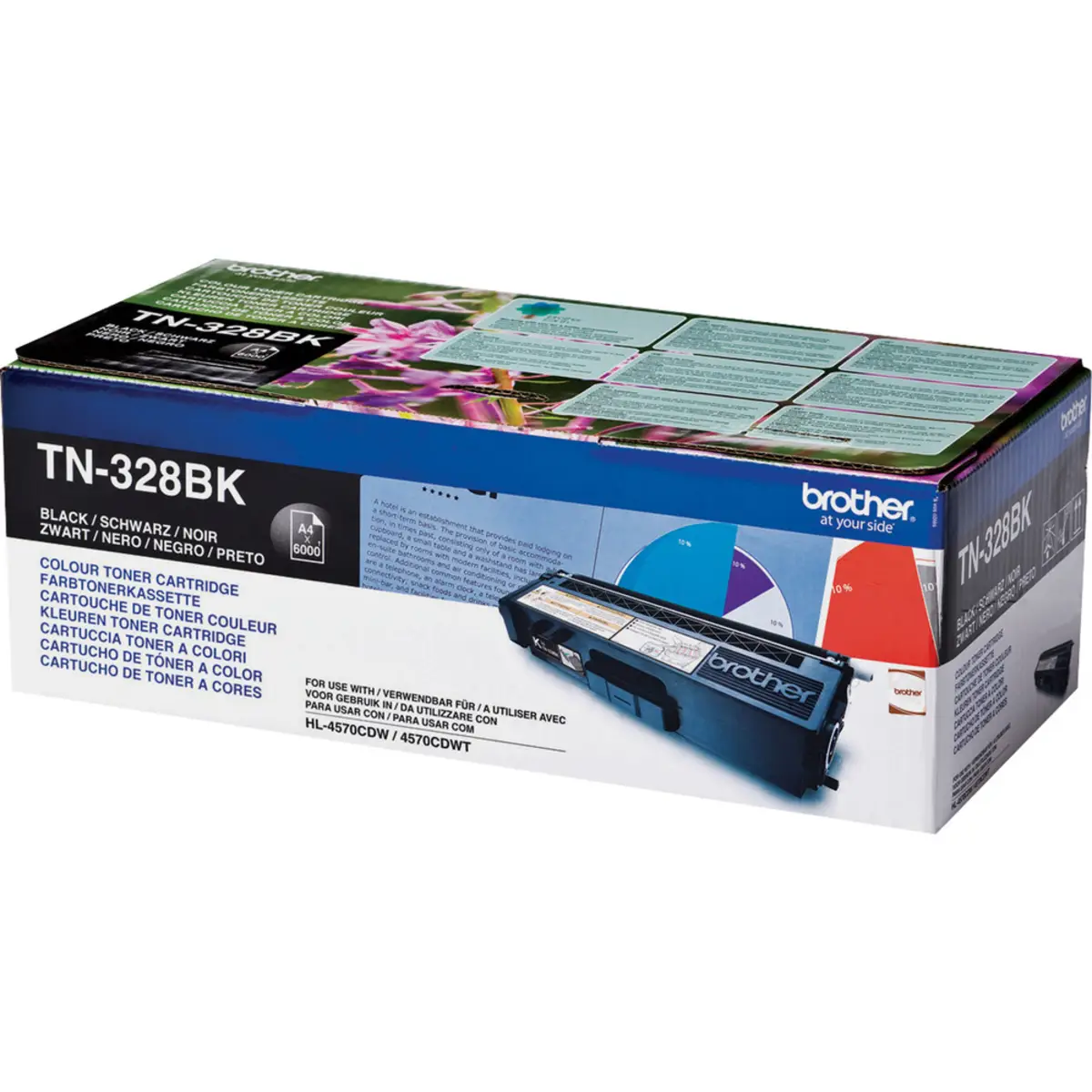 Toner TN328BK ca. 6000 pages black