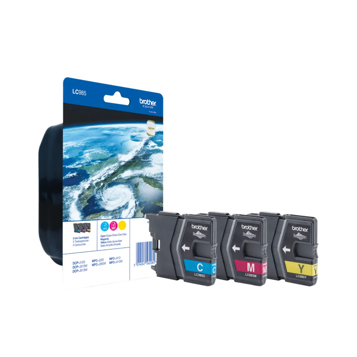 Tintenpatrone LC985 Rainbow Pack cyan/gelb/magenta