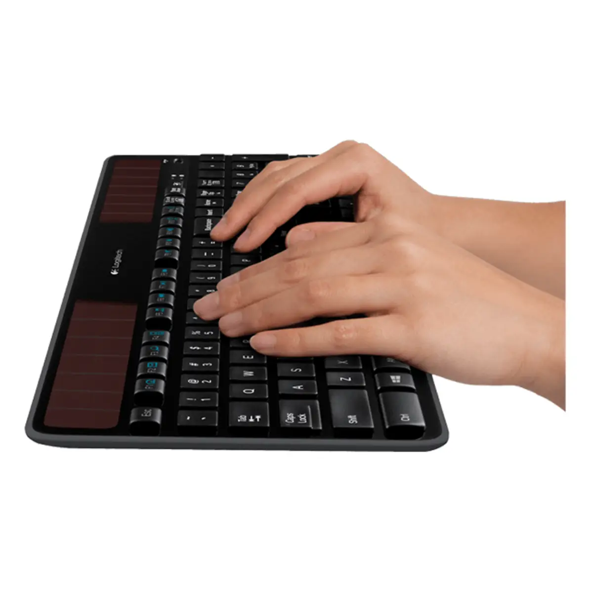 keyboard K750 anthracite Solar USB black keyboard-Layout german