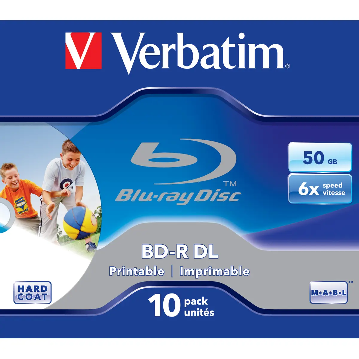 BD-R Rohling 50GB 6fach 10er Pack Jewel Case Printable