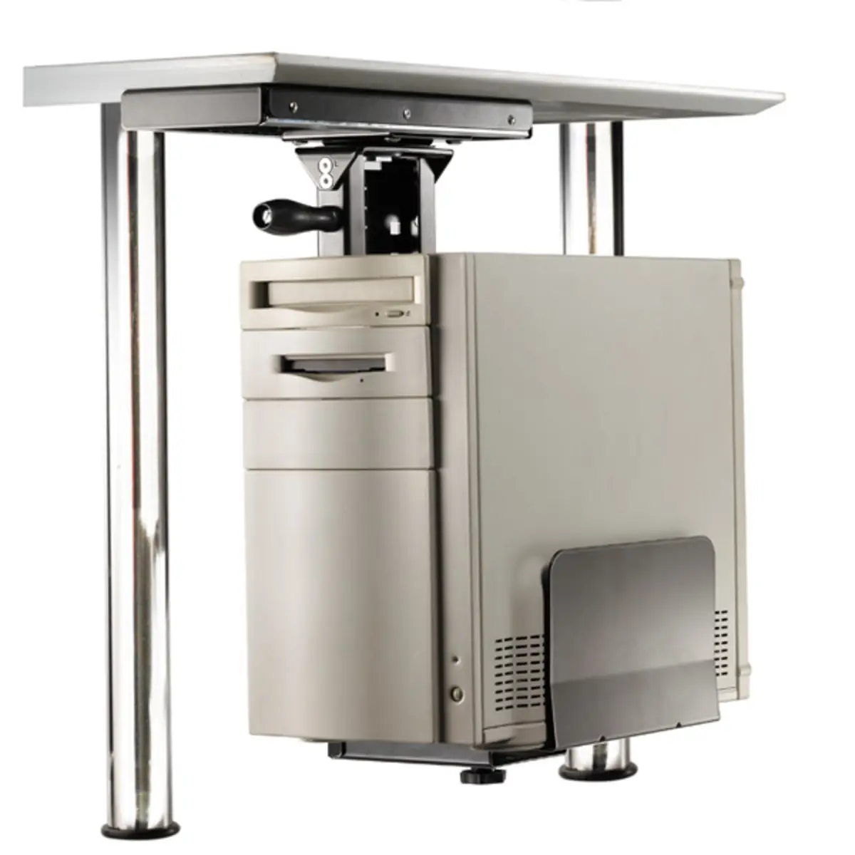 PC-Halter dreh- und ausziehbar Silber