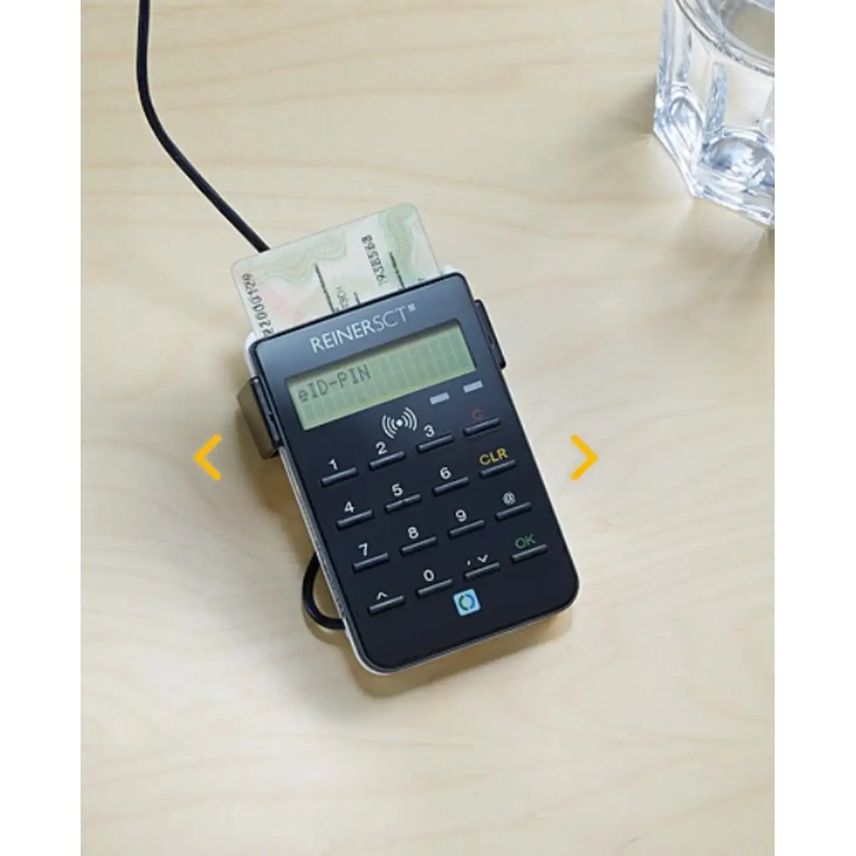 cyberJack RFID standard. nPA-Chipkartenleser (eID) Dual Interface sichere PIN-Eingabe Display BSI zertifiziert. NEU