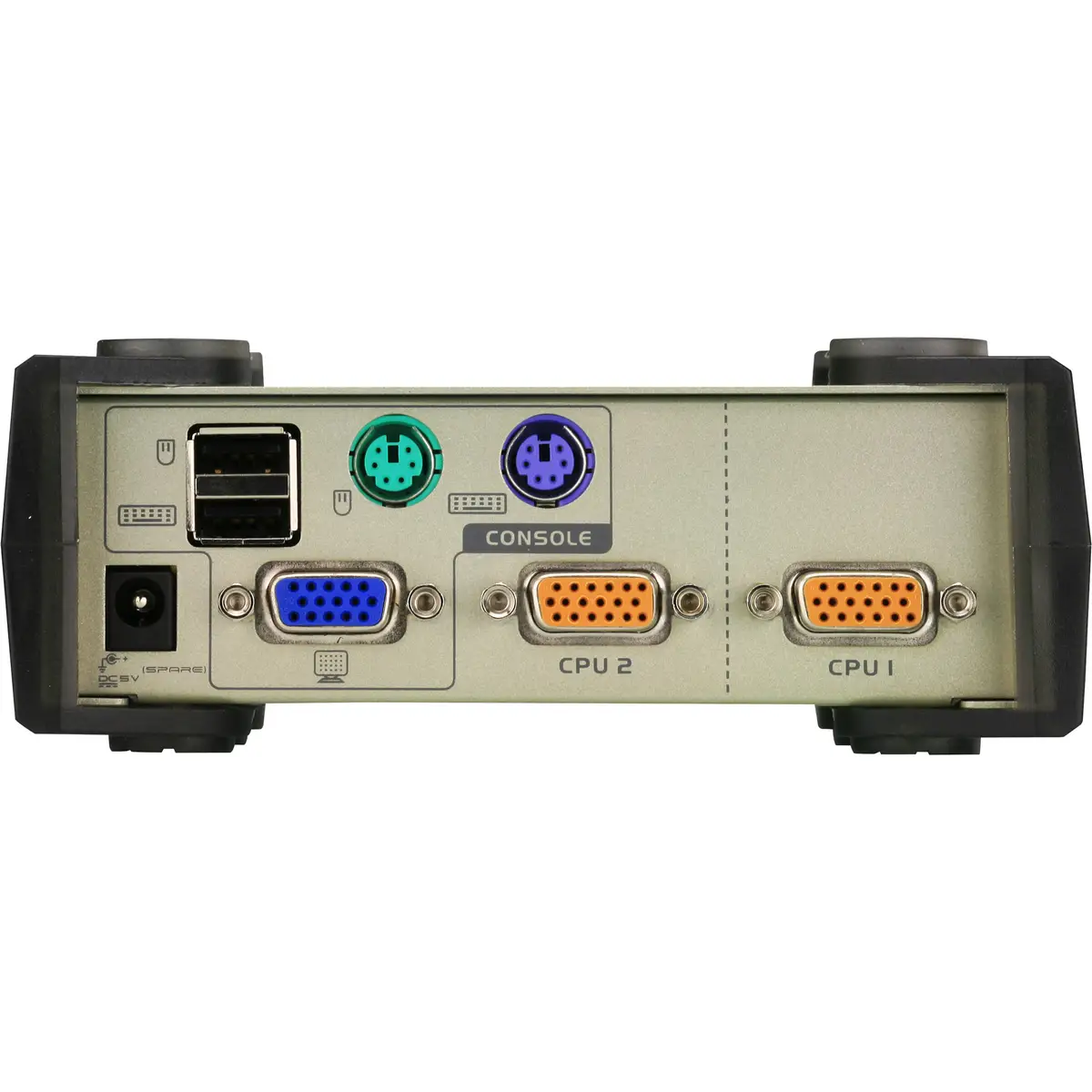KVM Switch CS82U PS/2 und USB 2-fach Desktop mit Anschlusskabeln