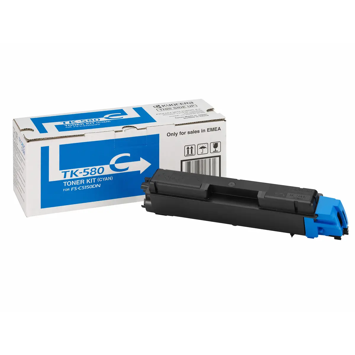 Toner 1T02KTCNL0 TK-580C ca. 2800 pages cyan