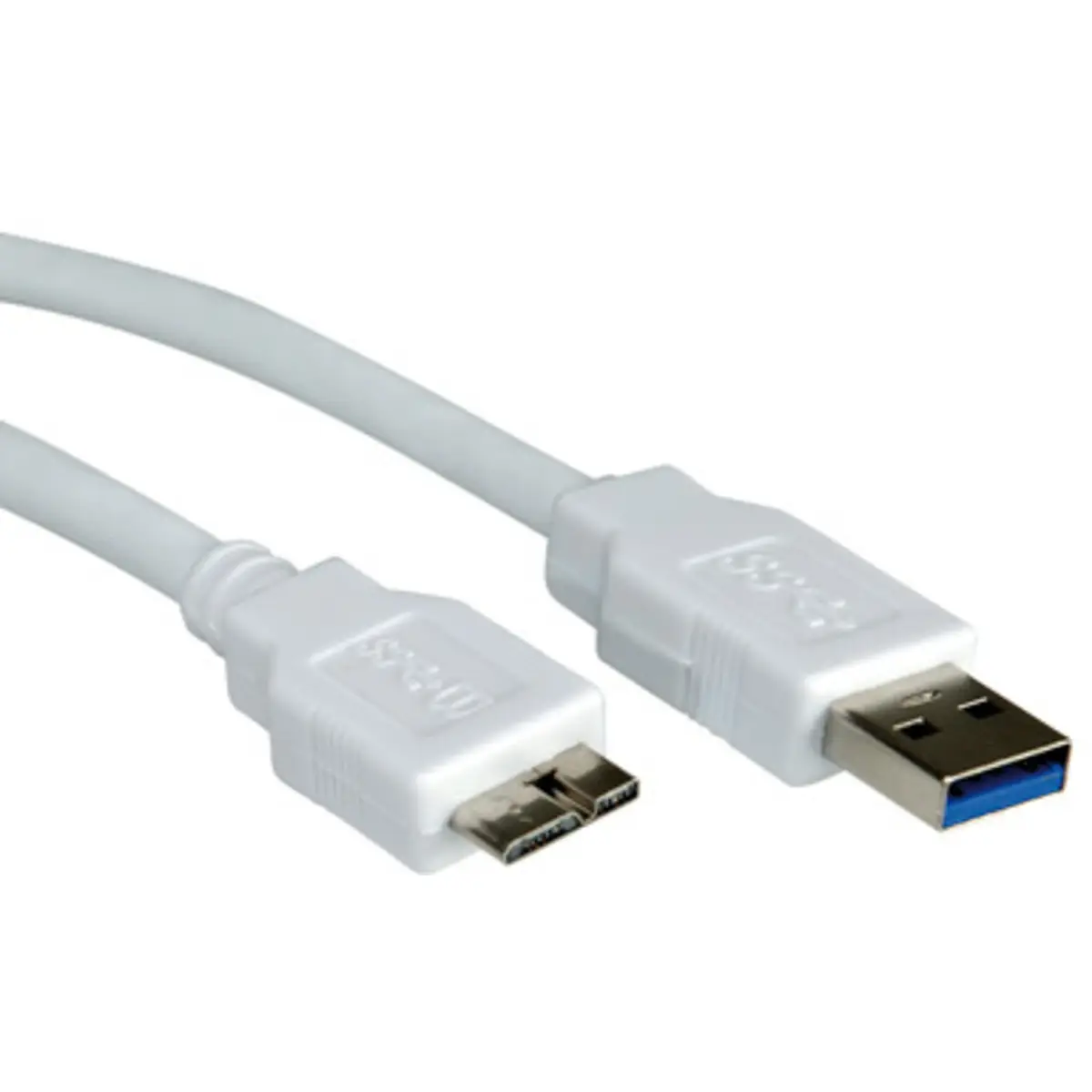 USB3.0 Anschlusskabel Stecker A/Stecker Micro-B weiss 2m