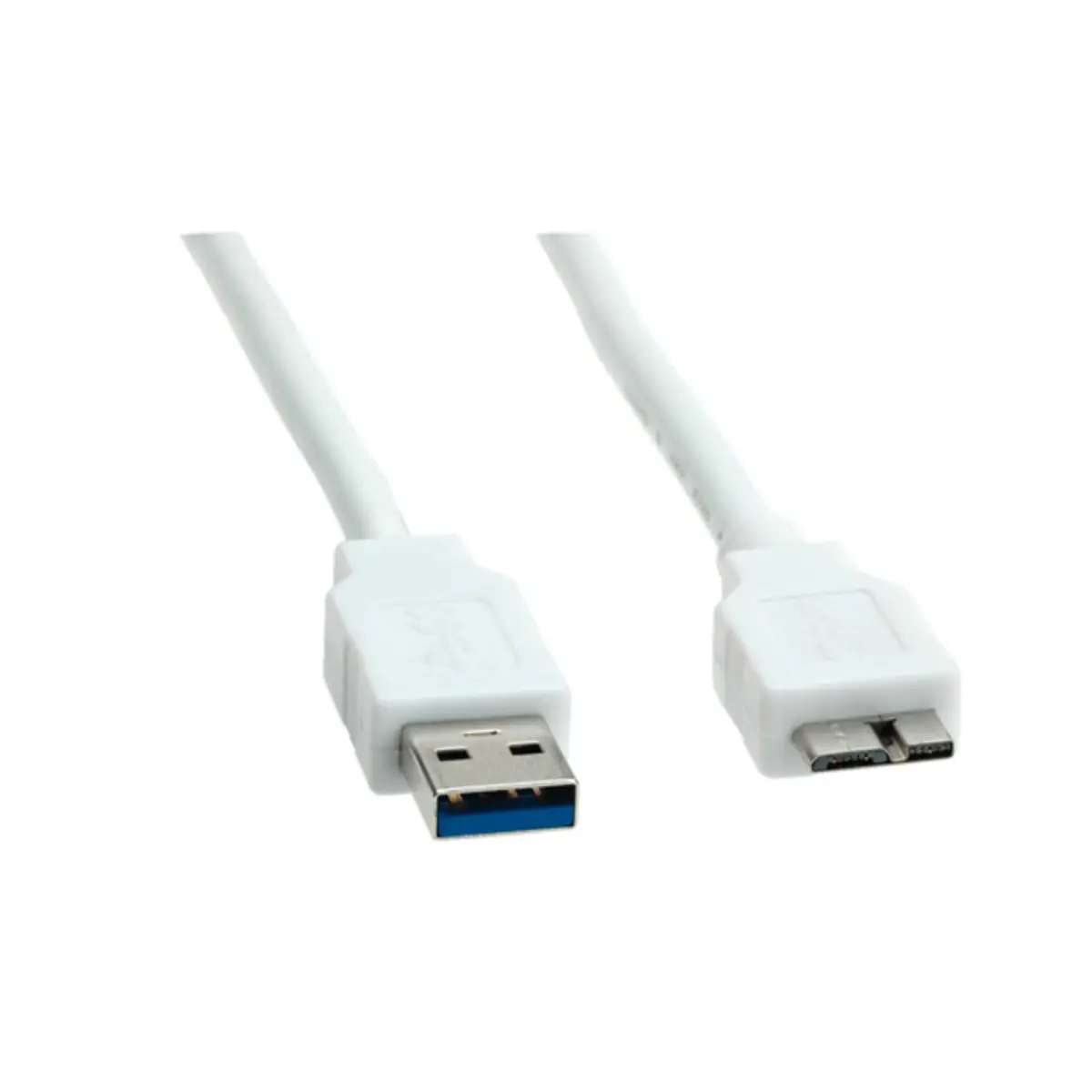 USB3.0 Anschlusskabel Stecker A/Stecker Micro-B weiss 2m