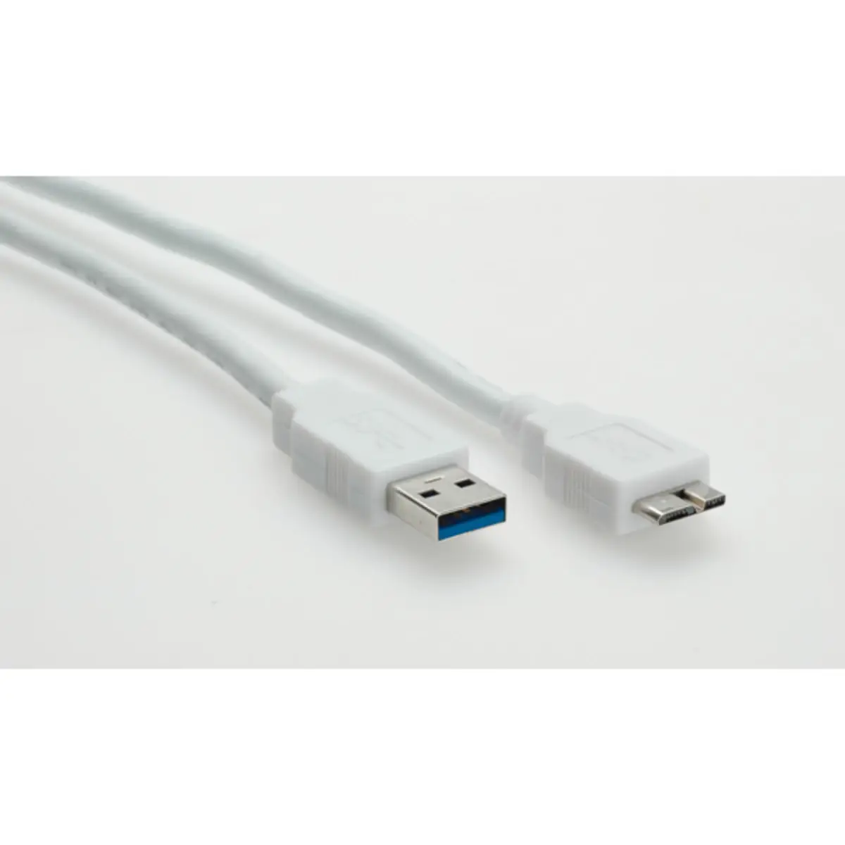 USB3.0 Anschlusskabel Stecker A/Stecker Micro-B weiss 2m
