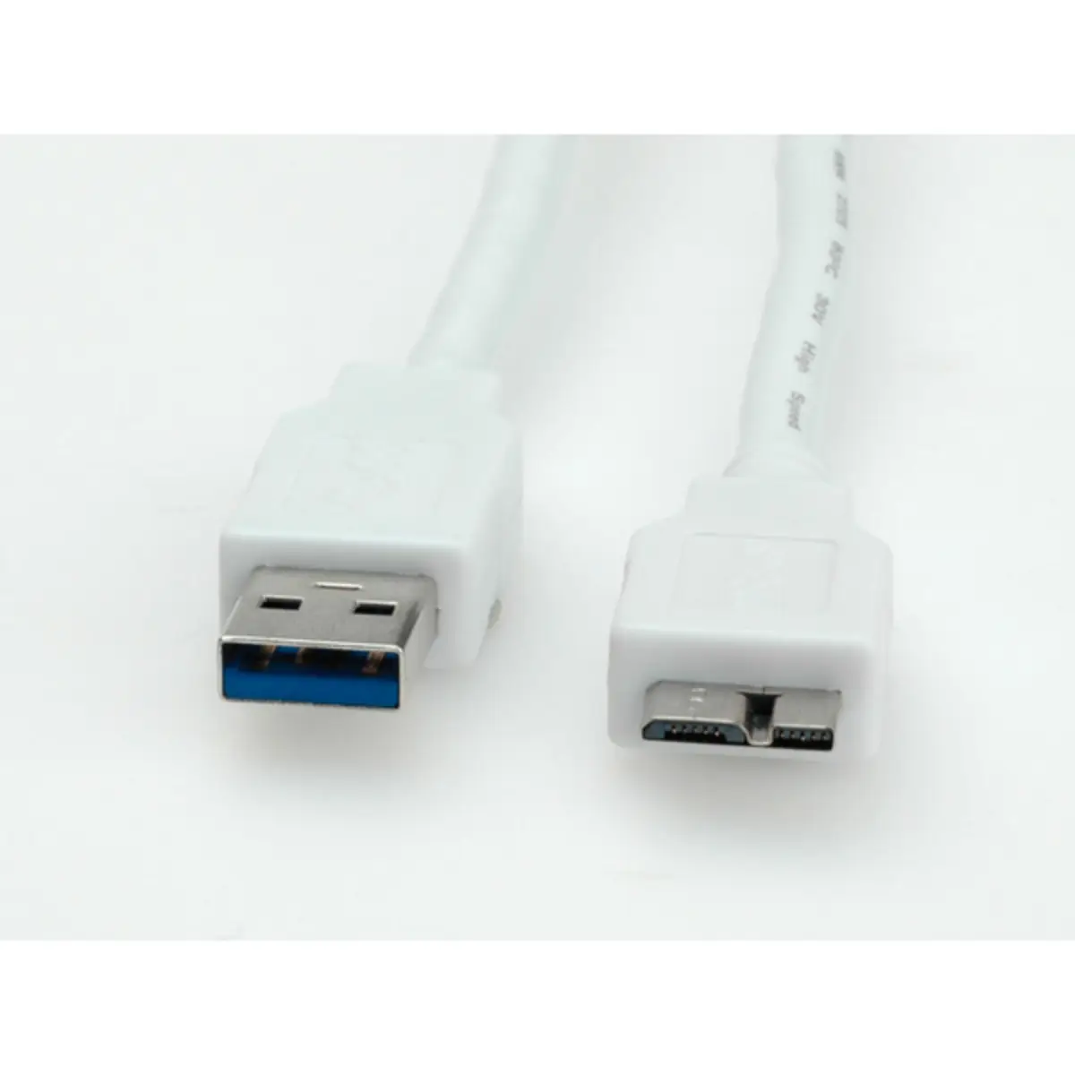 USB3.0 Anschlusskabel Stecker A/Stecker Micro-B weiss 2m