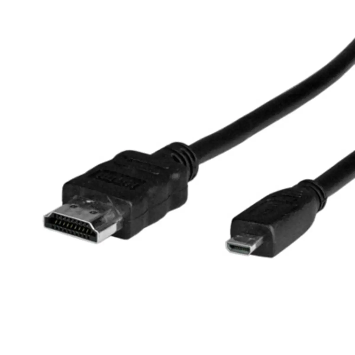 HDMI High Speed cable with Ethernet HDMI 19 plug/Micro HDMI plug black 2m