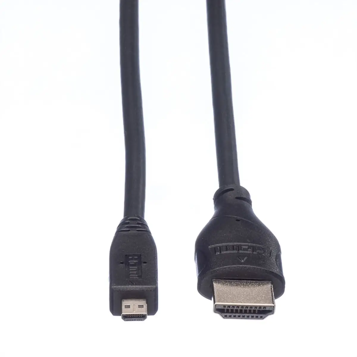HDMI High Speed cable with Ethernet HDMI 19 plug/Micro HDMI plug black 2m